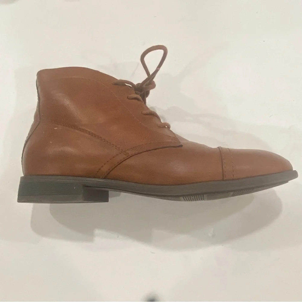 Frye And Co‎ Lace Up Boots Mullen Brush Brown Color Men Size 9.5